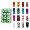 thumbnail image 1 of ¡Liquidación de ahorros navideños! PRETXORVE 24 bolas navideñas de 3 cm, árboles de Navidad azules, adornos navideños, regalos, adornos navideños., 1 of 8
