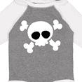 thumbnail image 4 of Inktastic Skull Design Boys or Girls Long Sleeve Baby Bodysuit, 4 of 5