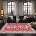 thumbnail image 2 of 6.5'x10' carpet runner large carpet for bedroom fuzzy area rug medium pile area rug neutral area rug, 2 of 10