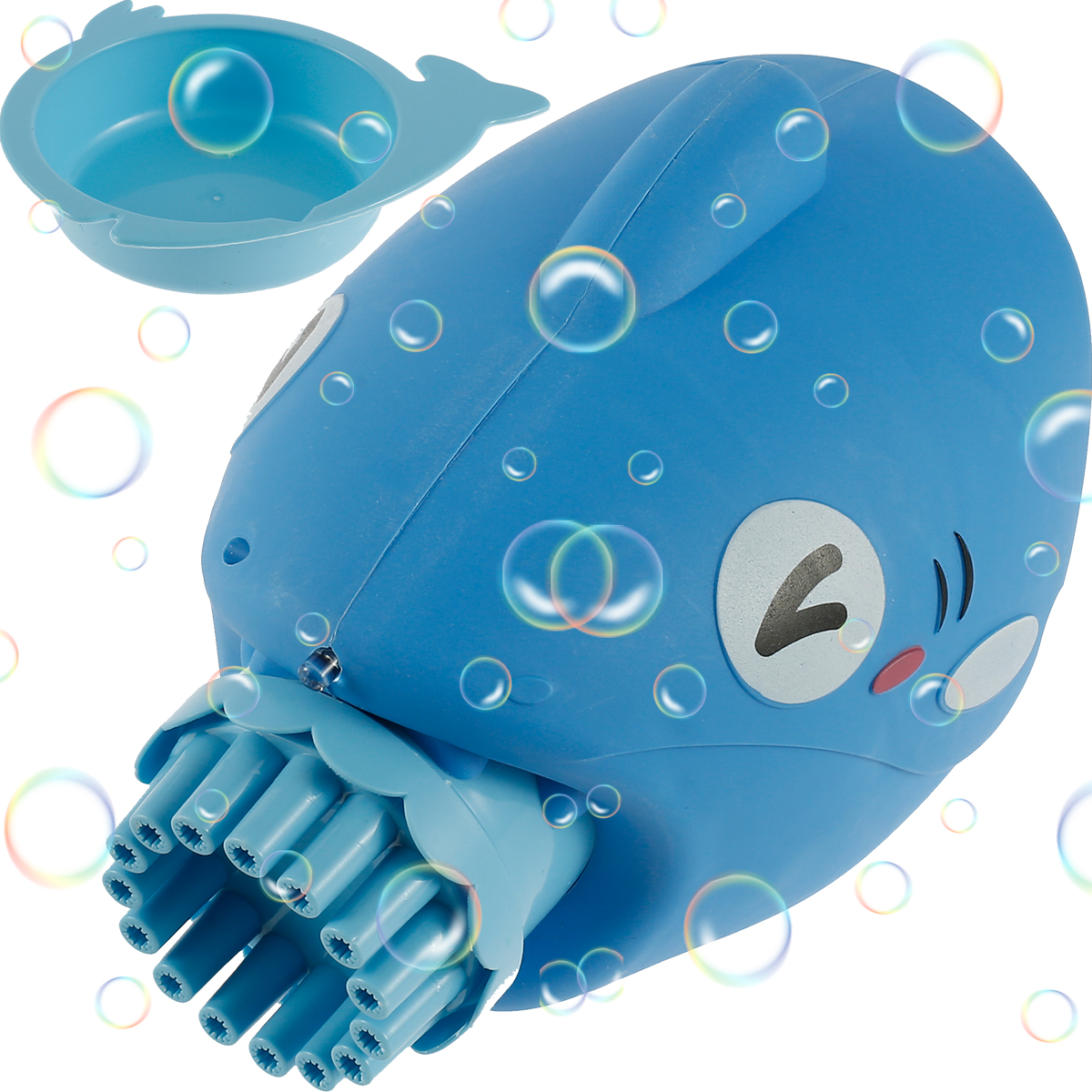Shark Bubble Machine with 15 Holes High Output Electric Bubble Machine Toy Battery Operated