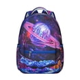 thumbnail image 1 of Sports Baseball Students Backpack Durable Student School Bag with Football, Soccer, Basketball Print, Adjustable Straps, Perfect for Training and Competition, 1 of 6