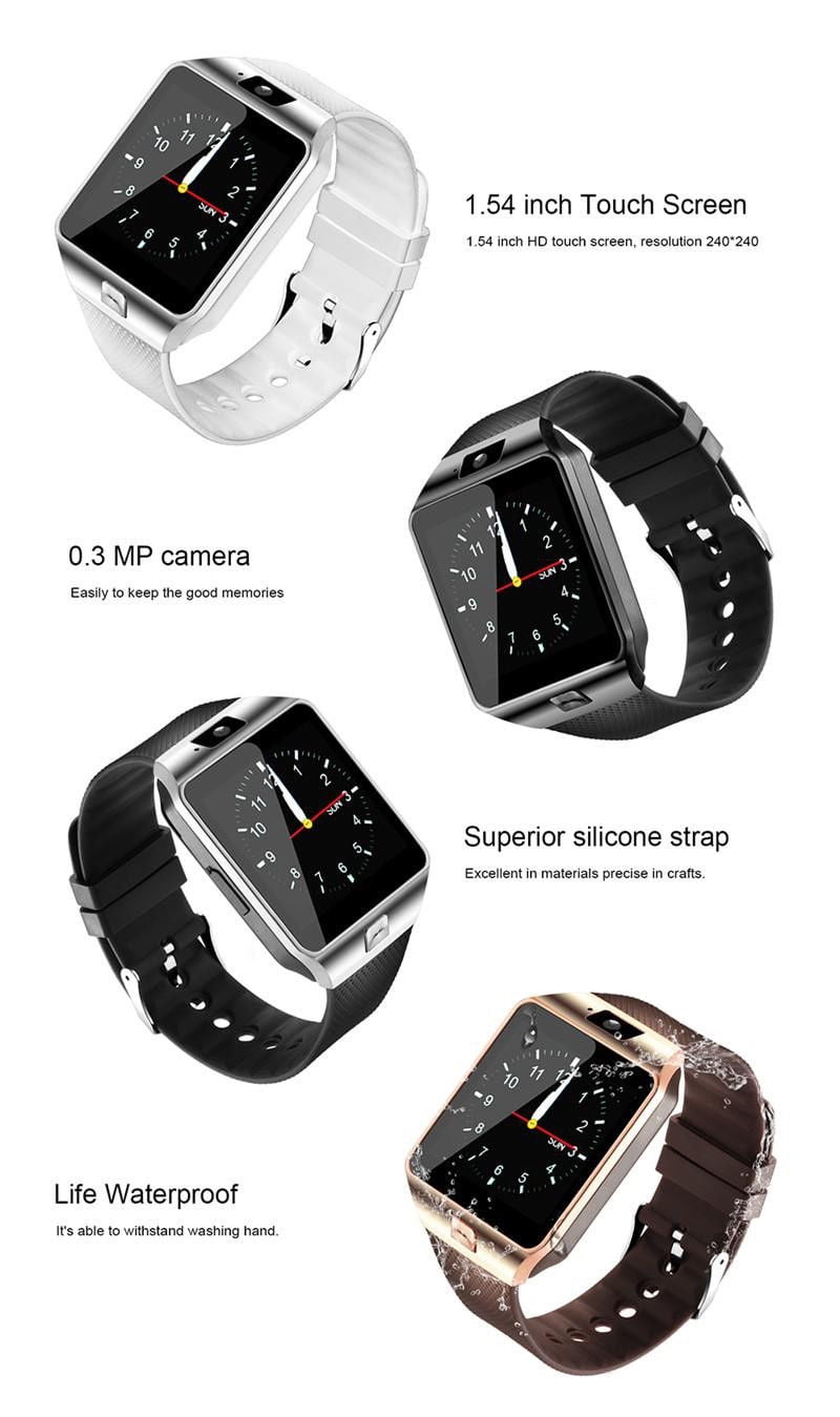 sim card for dz09 smartwatch walmart