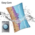 thumbnail image 6 of Gaeub Pixel Desert Landscape Elastic Luggage Cover with Concealed Zipper Dust-Proof Luggage Cover Protector - 18-32 inch-20"x30", 6 of 6