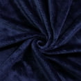 thumbnail image 4 of Soft Lightweight Microplush Flannel Fleece Bed Blanket King Navy Blue, 4 of 7