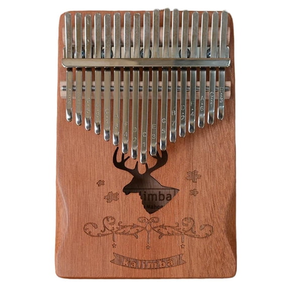 21 Keys MINI KALIMBA EXQUISITE FINGER THUMB PIANO MARIMBA MUSICAL PENDANT