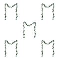 thumbnail image 1 of Maytalsory Romantic Atmosphere With Simulated Flower Vines For Restaurants Etc White+Blue 45 roses 5Set, 1 of 6