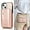 Rose Gold, variant on Compatible with iPhone 14 Plus Wallet Case with Card Holder Crossbody Neck Strap Lanyard Handbag Wrist Strap Purse for Women PU Leather Flip Case with Credit Card Slot Kickstands Stand Case Gold