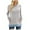 Gray, variant on Fall Sweatshirts for Women Crew Neck Long Sleeve Sweaters Comfy Tunic Tops Pullovers Color Block Elegant Pockets Blouse