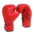 thumbnail image 4 of Gants de Protection pour les Mains Gants de Frappe Gants d'Entraînement pour Enfants Gants de Boxe Rouges, 4 of 9