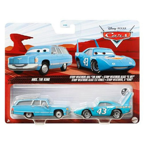Disney Pixar Cars 3, Mrs. The King & Strip Weathers 2Pack, 155 Scale