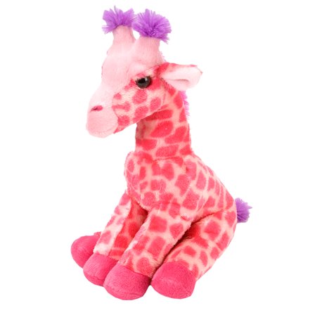 Wild Republic Giraffe Plush, Stuffed Animal, Plush Toy, Gifts For Kids, Cuddlekins, Pink, 12 Inches