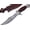 REG-274-Wood, variant on Poshland Custom Handmade D2 Steel 15.00 Inches Hunting Knife - Beautiful Rose Wood Handle (REG -1118)