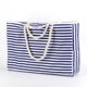 thumbnail image 3 of Bolso de playa estampado PEVA Bolso de mujer Gran capacidad para acampar (Azul), 3 of 9