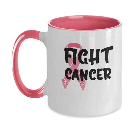 Fight Cancer Pink Coffee Mug