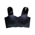 thumbnail image 4 of Bra for Backless Dresses Women Convertible Bra Feature V-Neck Push-up Bra Style W-1760 Hook and Eye Closure V Neck Sports Bra Black XL, 4 of 4