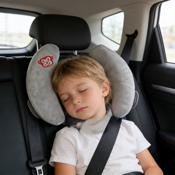 Banana Shape Car Neck Pillow Soft Head Support for Car Seat Travel, Ergonomic Driving Neck Rest for Commuting Comfort