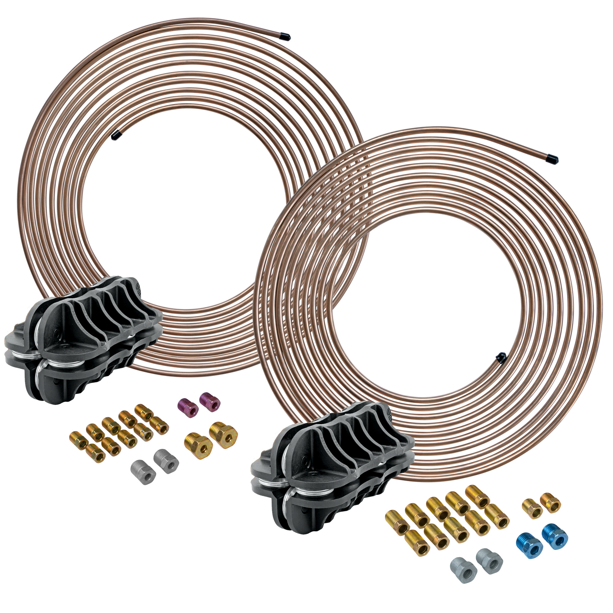 4lifetimelines 3 16 And 1 4 Copper Nickel 25 Ft Brake Line Replacement Kits Amp Handheld Tubing Straighteners Walmart Com