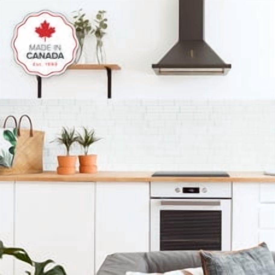 Smart Tiles Peel and Stick Backsplash, 5 Adhesive Tiles, Metro White, 11.55"x8.38"
