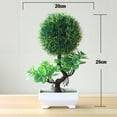 thumbnail image 5 of Mini Potted Fake Plants Artificial Plastic Eucalyptus Plants Artificial Plants Welcome Pine Bonsai Simulation Artificial Potted Plants for Home Office Desk  Room Decor, 5 of 7