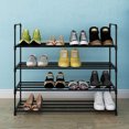 thumbnail image 3 of UWR-Nite Shoe Rack, 4-Tier Shoe Organizer, Hold up to 20 Pairs of Shoes, Stackable Shoe Tower for Living Room, Entryway, 3 of 8