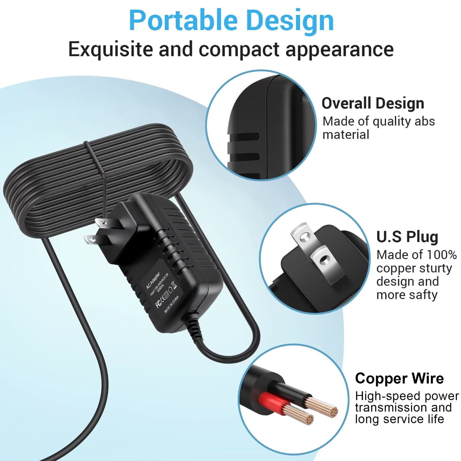 BigNewPowered 12V 2A AC Adapter For CS Model: CS-1202000 Wall Home Charger Power Supply Cord
