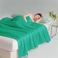 thumbnail image 5 of PATLOLLAV Summer Quilt Cooling Comforter Cool Feeling Skin Friendly Solid Color Washed Cotton Summer Breathable Comforter for Hot Sleepers and Night Sweat, 5 of 6