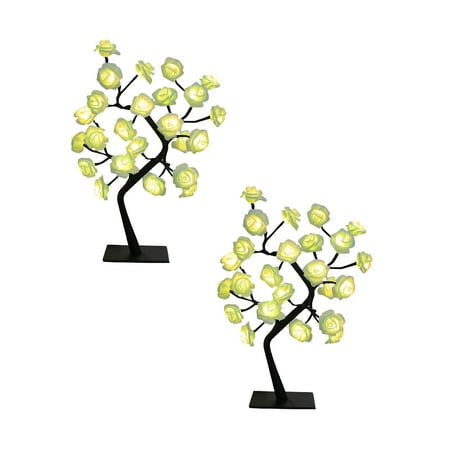 

NGHnuifg Valentine s Day : Illuminate Love With The Enchanting Rose Tree Lamp Toddler Night Lights for Bedroom 13 Birthday Decorations for Boys Vintage Night *2PCS