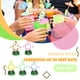 thumbnail image 2 of Soidarity Juego de 5 unidades de de hierbas de diseño Simple, traje de baile de hojas tropicales, faldas, tocado, corona, accesorio para banquete Deportes acuáticos Rosa Soidarity  OD030812-02, 2 of 6