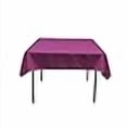 thumbnail image 3 of LA Linen TCpop52x52-MagentaP81 Polyester Poplin Square Tablecloth, Magenta - 52 x 52 in., 3 of 3