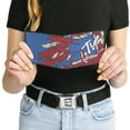 thumbnail image 6 of MTV Wallet, Bifold, MTV Music Television Bolts Logo Blue White Red, Vegan Leather, 6 of 8