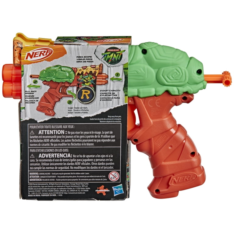 Nerf Teenage Mutant Ninja Turtles Raphael Blaster, 4 Darts