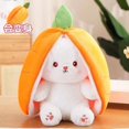 thumbnail image 1 of 跨境现货草莓兔变身小兔子玩偶公仔胡萝卜兔兔毛绒玩具娃娃抱枕as the picture真空压缩独立压缩 Deng Xun unisex, 1 of 2