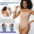 thumbnail image 2 of Lilvigor Strapless Shapewear Bodysuit for Women Thong Body Shaper Under Dress Tummy Control Bodysuit Tank Top Butt Lifter, 2 of 7