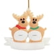 thumbnail image 1 of Adornos Colgantes Para Árbol De Navidad 2021 Con Cordón Fawn Family 2-6 Personas Diy Nombre Bendición Colgante Regalo Para Amigos O Familiares Cateissary AP006895-03, 1 of 6