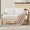 White, variant on Modern Decorative Chair, Accent Side Chair with Gold Metal Legs, Plush Teddy Fleece Upholstered Armchair for Living Room, Dressing Area, Reception, Office, White