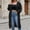 Black, variant on Gamivast Long Cardigan Sweaters for Women Plus Size Open Front Chunky Knit Lightweight Duster Outerwear Casual Fall Winter Tops Loose Fit Ribbed Cuffs Cozy Sweaters