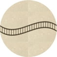 thumbnail image 1 of Ahgly Company Machine Washable Indoor Round Transitional Moccasin Beige Area Rugs, 7' Round, 1 of 7