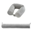 thumbnail image 1 of Almohada de viaje de espuma viscoelástica AJKSFHIU Twist para cuello, barbilla, zona lumbar y piernas. Almohadas cervicales para dormir en viajes en avión, para quienes duermen de lado, boca abajo o, 1 of 7