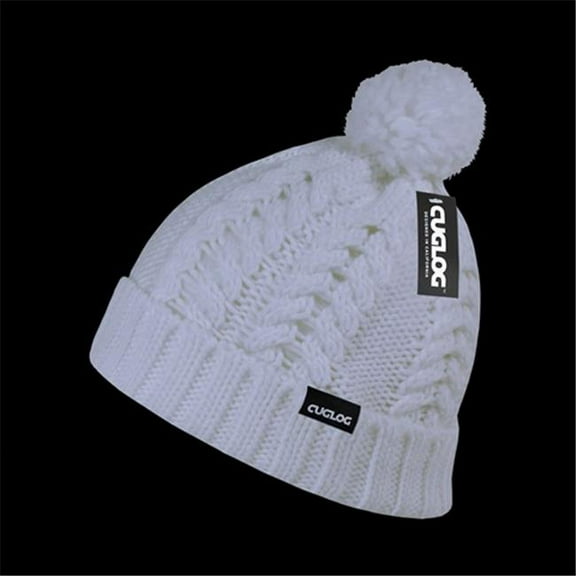 Decky K031-WHT Vesuvius Beanie - White