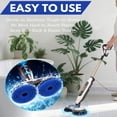 thumbnail image 3 of 2 Pcs Steam Mop Pads Replacement Brush Head Fit for Shark Steam and Scrub Mop S7000/S7001/S7201/S8201, Nylon Bristles for Cleaning Hardwood & Tile Floors, Blue, 3 of 7