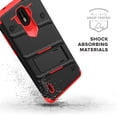 thumbnail image 6 of ZIZO BOLT Series Nokia 3.1 C Case Military Grade Drop Tested with Full Glass Screen Protector Holster and Kickstand Black Red, 6 of 6