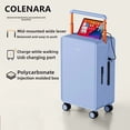 thumbnail image 2 of COLENARA equipaje de viaje de mano 20 "24 pulgadas maleta de embarque cubierta de carrito 26" caja de contraseña maleta con ruedas para mujer, 2 of 4