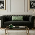 thumbnail image 3 of Michael Amini Emerald Isle Oblong Fabric Throw Pillow in Green/Indigo Set of 2, 3 of 9