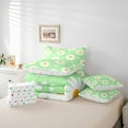 thumbnail image 6 of Castle Fairy Floral Daisy 7pcs Bedding Comforter Set for Kids,Chic Flower Queen Bedding Sets Super Cozy,Polka Dots Queen Sheet Sets,Luxury Bedroom Decor, 6 of 8