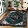 thumbnail image 2 of SAFAVIEH Vintage Hamadan Pascal Oriental Area Rug, Green/Black, 2'7" x 5', 2 of 8