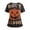 AJ17_Vermilion, variant on IYYVV Halloween Scrubs for Women V Neck Ghost Graphic Scrub Tops Short Sleeve Nursing Shirt Plus Size Work Tops with Pocket Vermilion 3XL