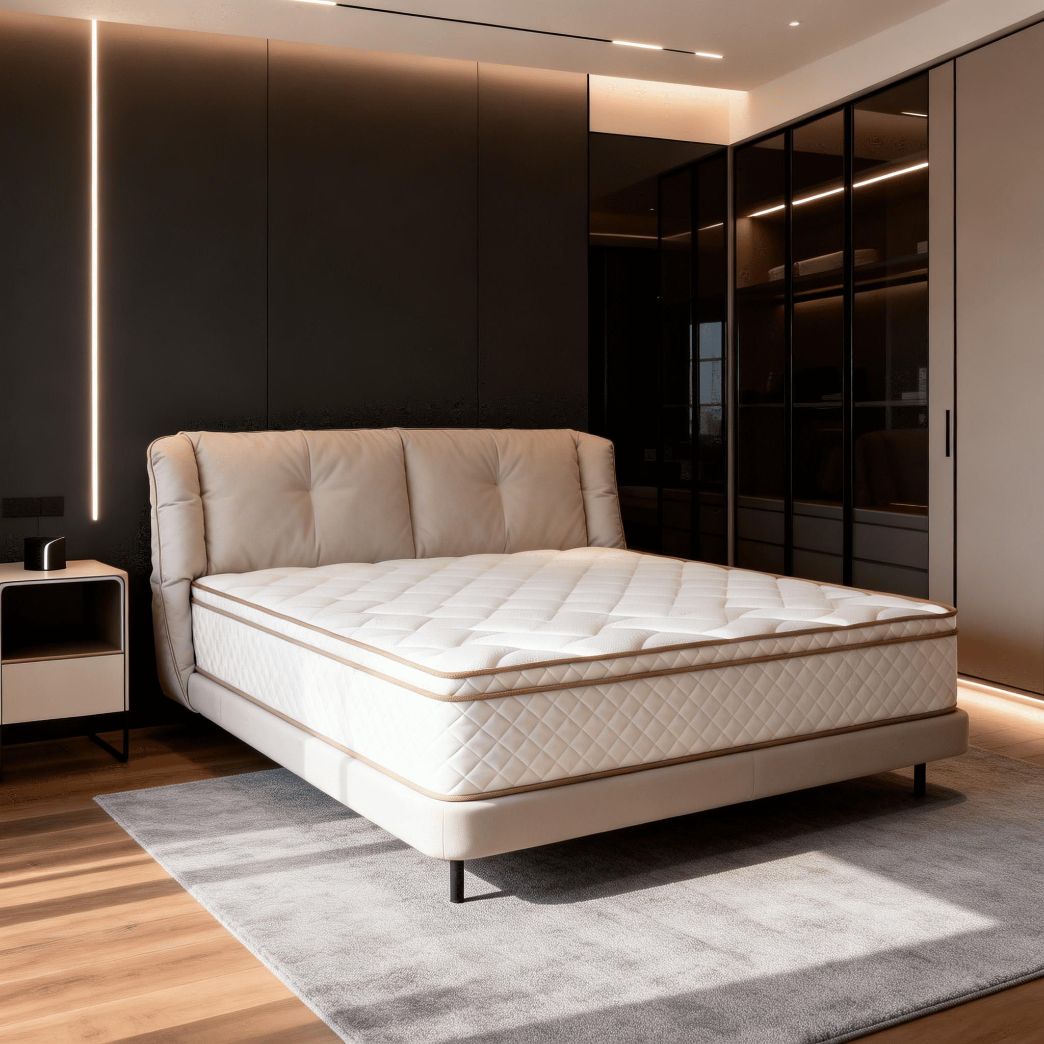 10 inch Queen Mattress , Hybrid Queen Mattresses in a Box, Medium Firm with Zoned Support, Memory Foam & Pocket Springs for Motion Isolation & Pressure Relief, CertiPUR-US Certified