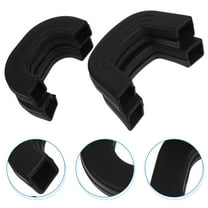 ULTNICE 4Pcs Pot Handles Replacement Non Slip Heat Resistant Black Silicone Handle Cover for Home Users