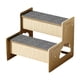 thumbnail image 4 of Escaleras de madera para mascotas, escaleras para gatos, cama, escalera para perros pequeños, cachorros, escaleras para perros con condominio para gat 2 pasos, 4 of 9