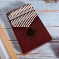 thumbnail image 4 of 17 Key Kalimba Thumb Piano Mahogany With  Engraved Musical Notes, Beginner Music Instrument For Beginner Music Instrument LTK17S, 4 of 8
